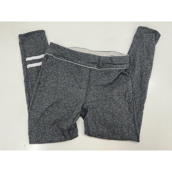 Tommy Hilfiger Sport Capris Size Medium Gray Legging Logo - Picture 1 of 12